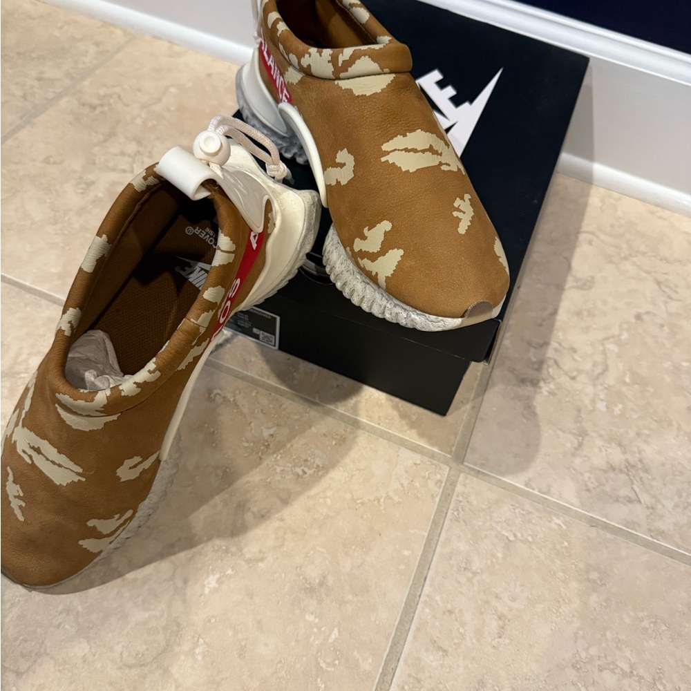 Nike Brown and Cream Sneakers